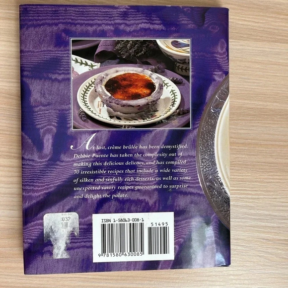 Creme Brulee And Other Custard Desserts Hardcover Recipe Book Vintage 1998 - Picture 2 of 12